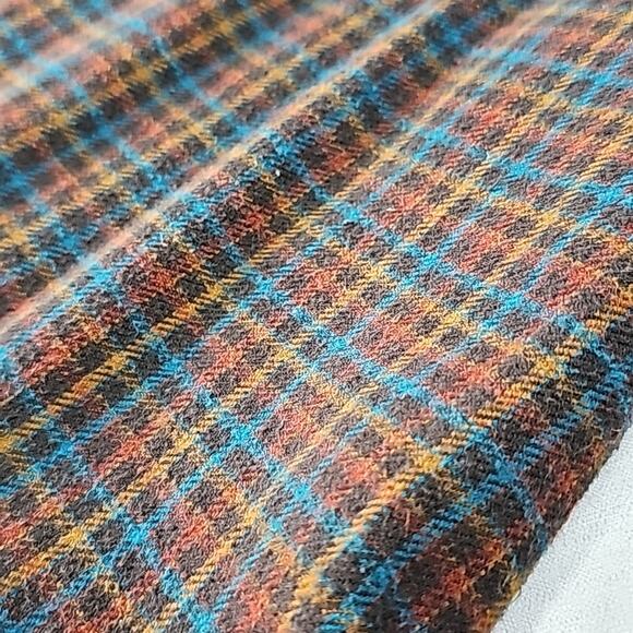 Bob Timberlake Mens Sz XLT Flannel Plaid Button Down Long Sleeve Shirt - Picture 8 of 12